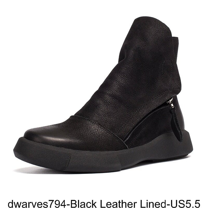  out of shopping smart dwarves794-Black Leather Lined-US5.5 