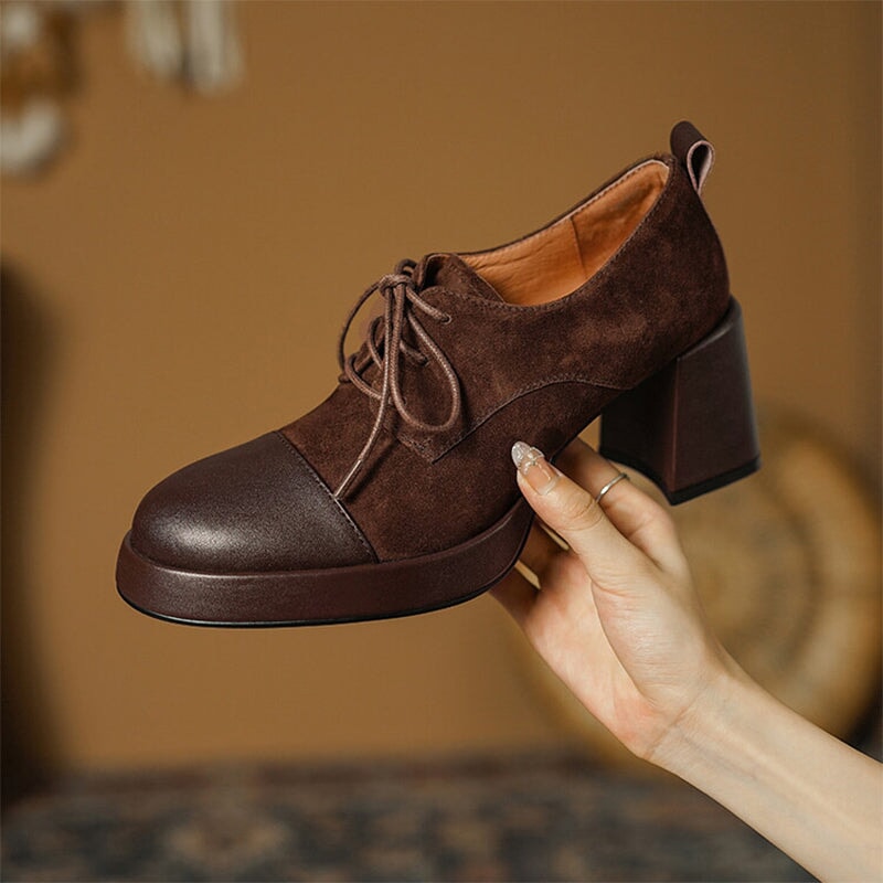 Women's cap toe oxford shoes fashion