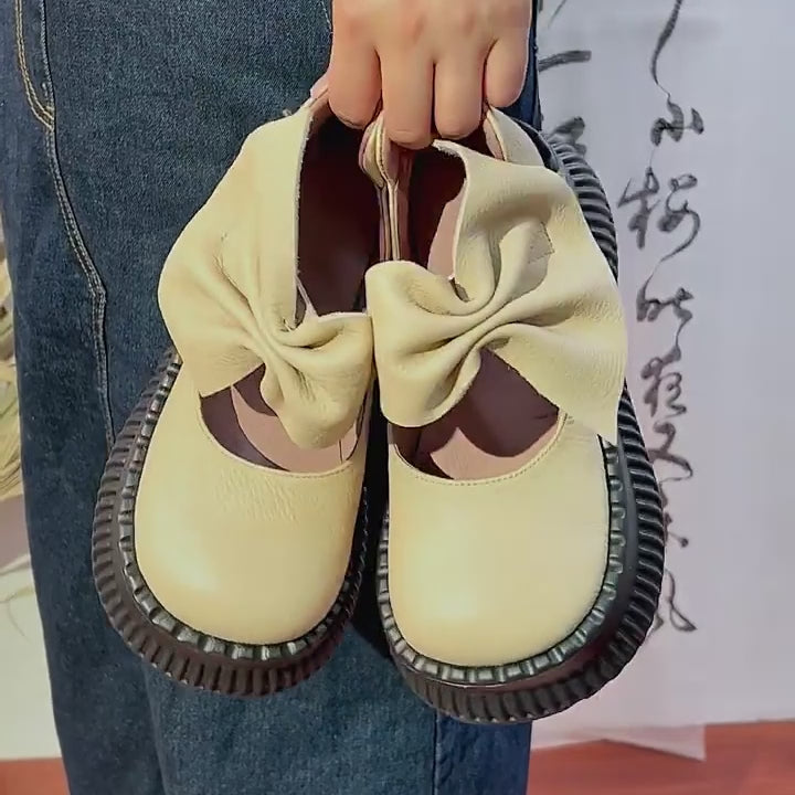 Chaussures Mary Jane à plateforme rétro de 85 mm pour femmes en noir/beige