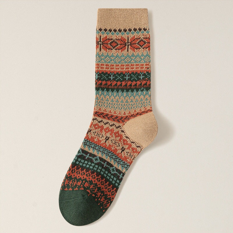 SOCK010-3 Socks One Size Khaki