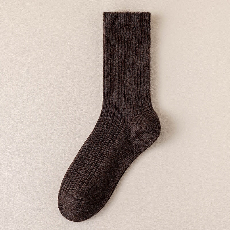 SOCK011-6 Socks One Size Dark Coffee