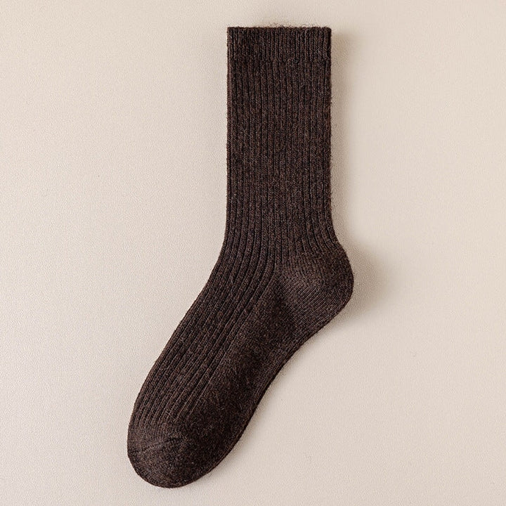 SOCK011-6 Socks One Size Dark Coffee