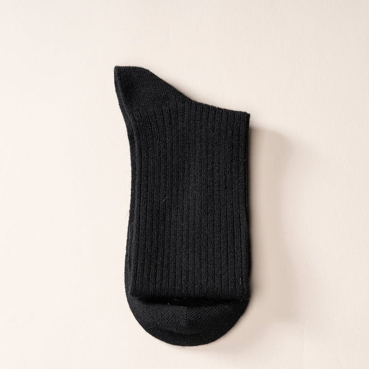 SOCK02-5 Socks One Size Black