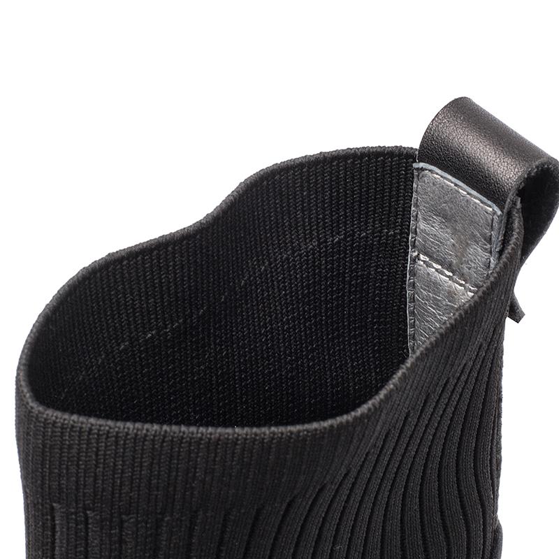 Dwarves Leather Sock Boots Handmade Designer Shoes Soft Boots Black