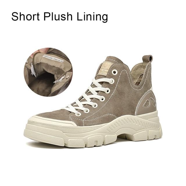 39721943-khaki-short-plush-5 Boots 5 Khaki Short Plush