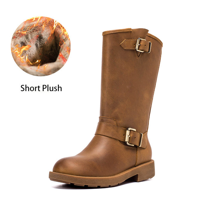  Boots 5.5 Brown Short Plush