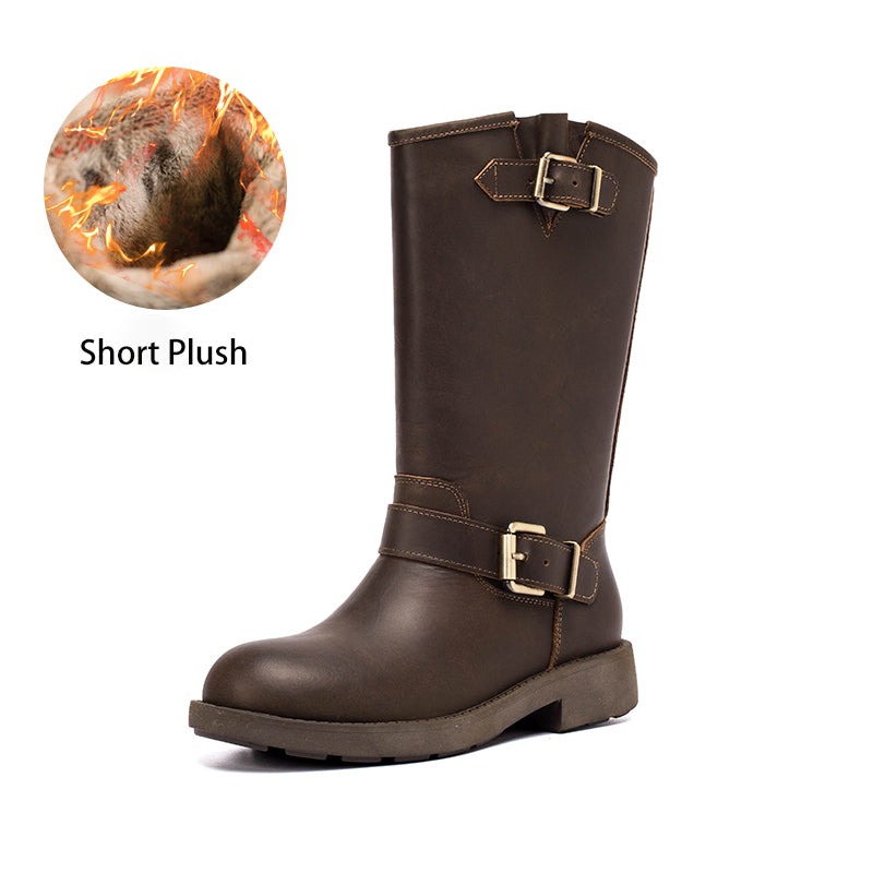  Boots 5.5 Coffee Short Plush