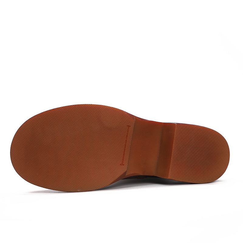 Handmade Soft Leather Knee High Boots Side Zip Riding Boots Black/Coff â Dwarves Shoes