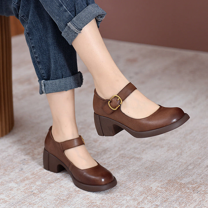 dwarves1015-22 Mary Jane 5.5 Brown-New