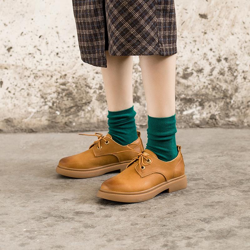 dwarves1082-1 Oxfords & Tie 5.5 Yellow