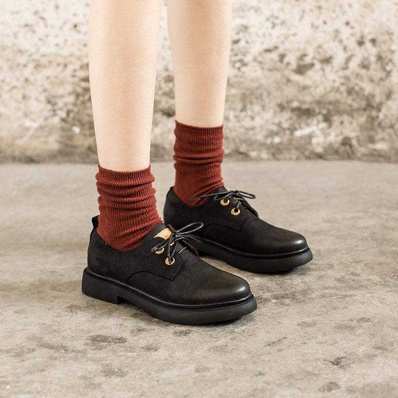dwarves1082-2 Oxfords &amp; Tie 5.5 Black