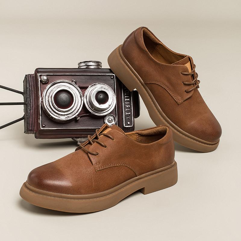 dwarves1084-1 Oxfords & Tie 5.5 Brown