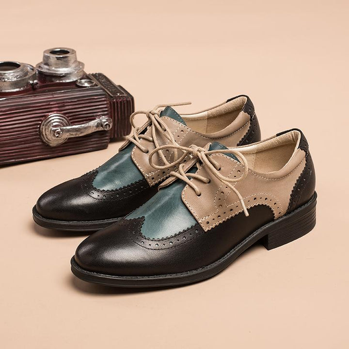 dwarves1086-1 Oxfords &amp; Tie 5.5 Green