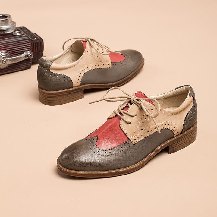 dwarves1086-2 Oxfords &amp; Tie 5.5 Red