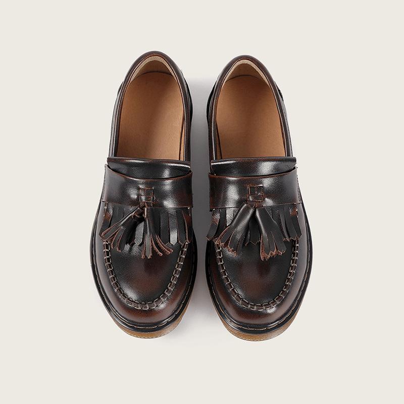 dwarves1113-2 Loafers 5.5 Brown