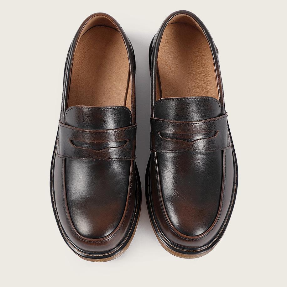 dwarves1114-2 Loafers 5.5 Brown