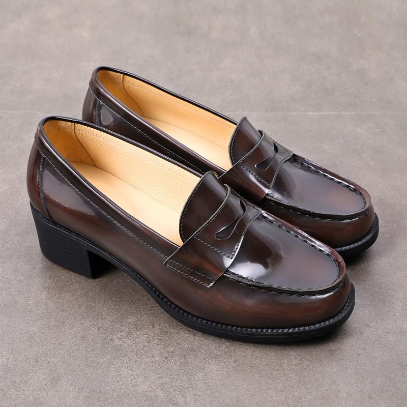 dwarves1115-2 Loafers 5.5 Brown