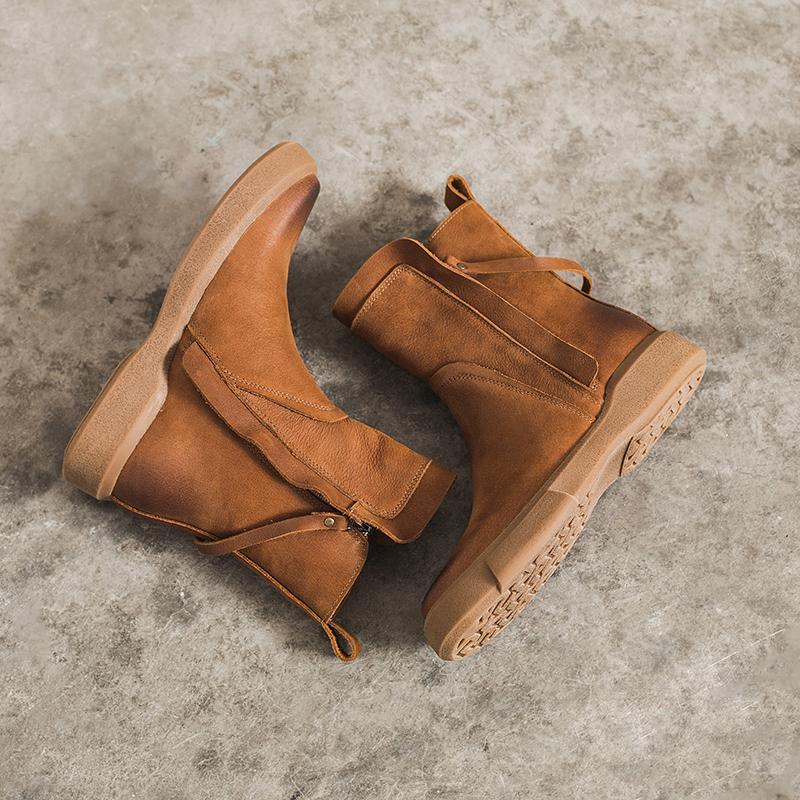 dwarves1133-4 Boots 5.5 Coffee Fleece Lined