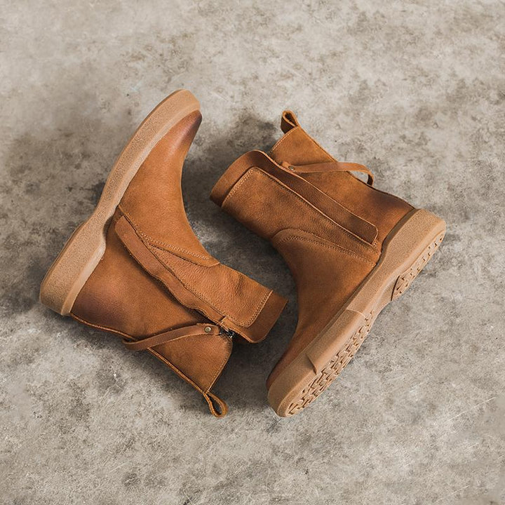 dwarves1133-4 Boots 5.5 Coffee Fleece Lined