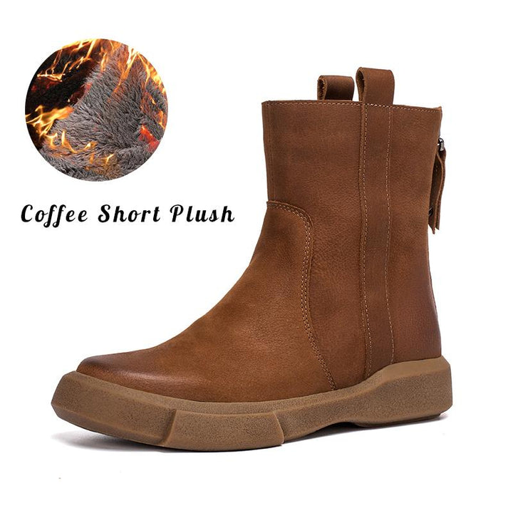 dwarves1141-4 Boots 5.5 Coffee Short Plush