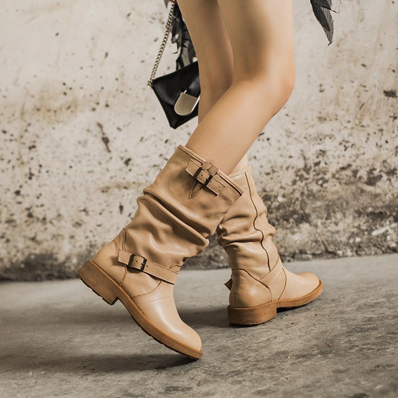 dwarves1146-1 Boots 5.5 Apricot