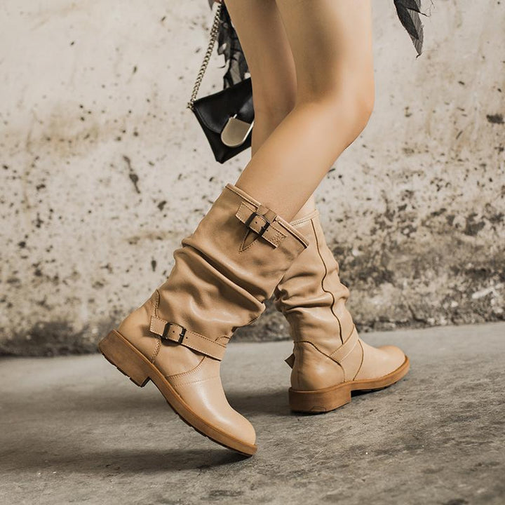 dwarves1146-1 Boots 5.5 Apricot