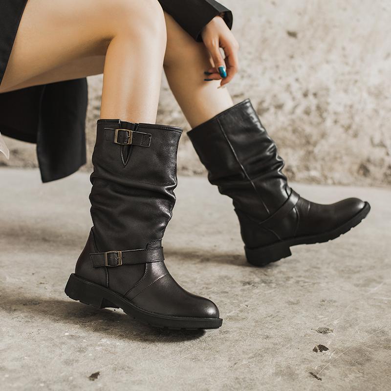 dwarves1146-3 Boots 5.5 Black