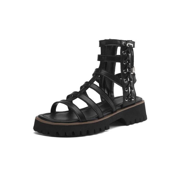 dwarves1154-15 sandals 5 Black