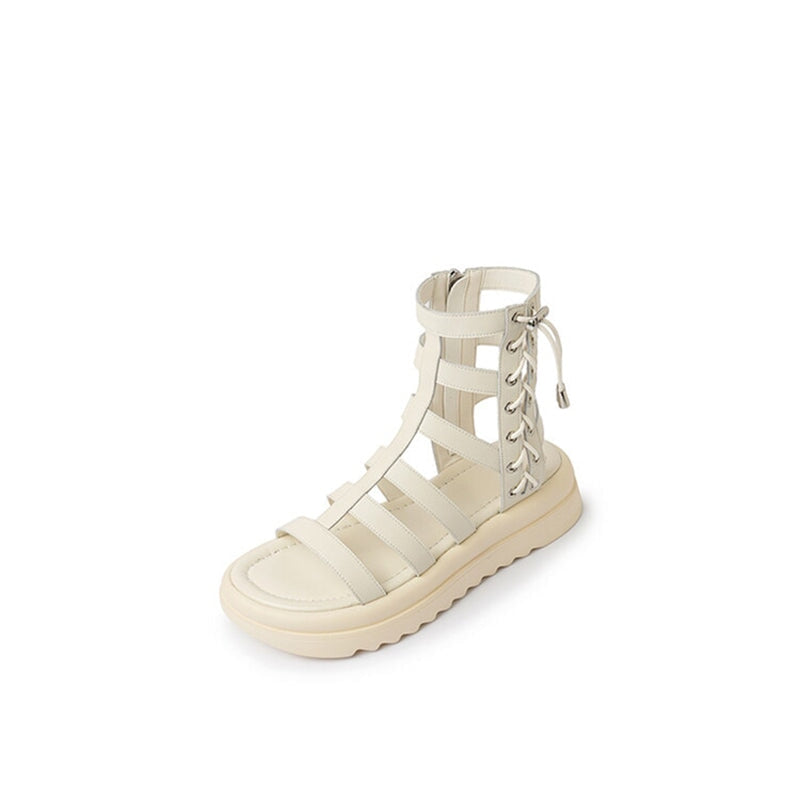 dwarves1154-2 sandals 5 White Soft Bottom