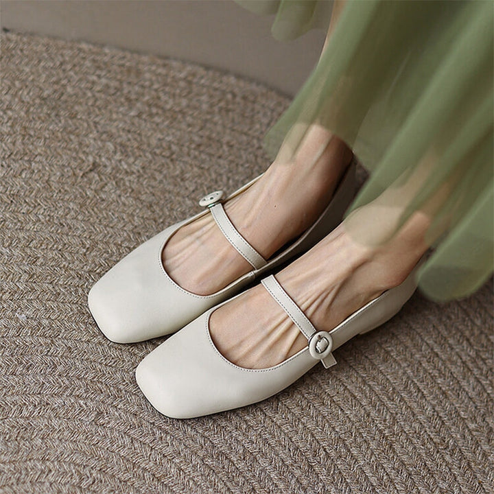 dwarves1171-1 Mary Jane Beige 5.5