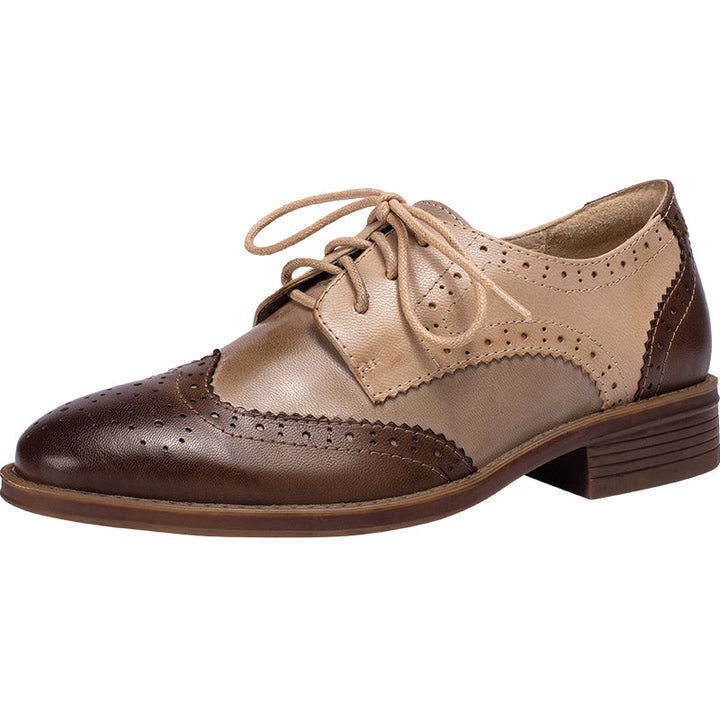 dwarves1203-3 Oxfords &amp; Tie 5.5 Color Block 1