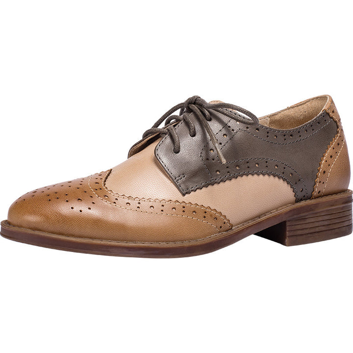 dwarves1203-4 Oxfords &amp; Tie 5.5 Color Block 2
