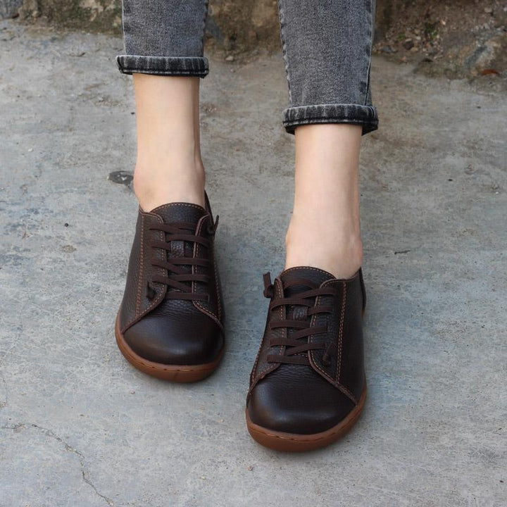dwarves1238-1 Oxfords &amp; Tie 5.5 Coffee