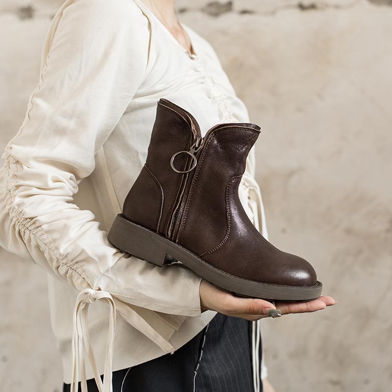 dwarves1247-1 Boots 5.5 Dark Coffee