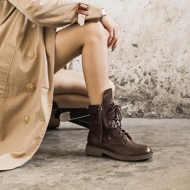 dwarves1248-2 Boots 5.5 Dark Coffee