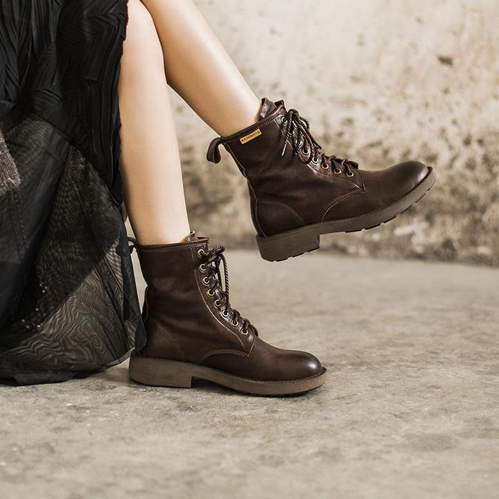 dwarves1249-2 Boots 5.5 Dark Coffee