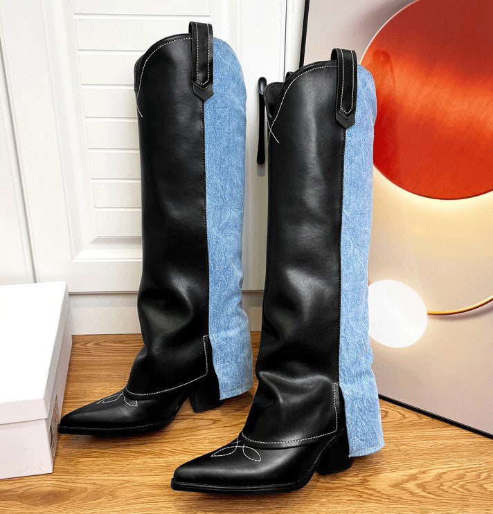 dwarves1407-1 Boots Blue 8.5