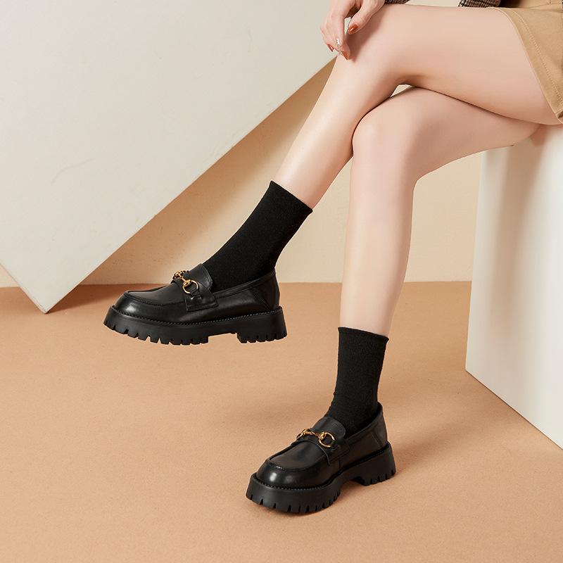 dwarves1468-1 Loafers Black 5.5