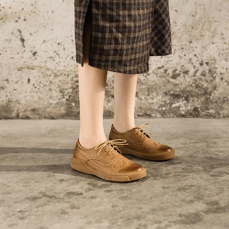dwarves1482-8 Oxfords &amp; Tie Brown 5.5
