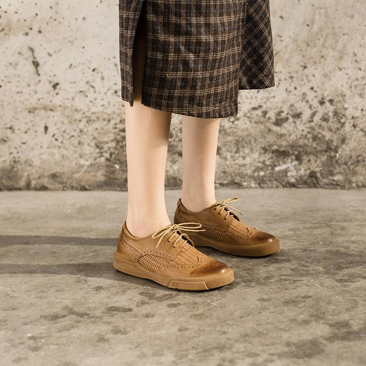 dwarves1482-8 Oxfords &amp; Tie Brown 5.5