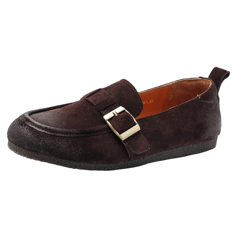dwarves1534-25 Loafers 5.5 Coffee