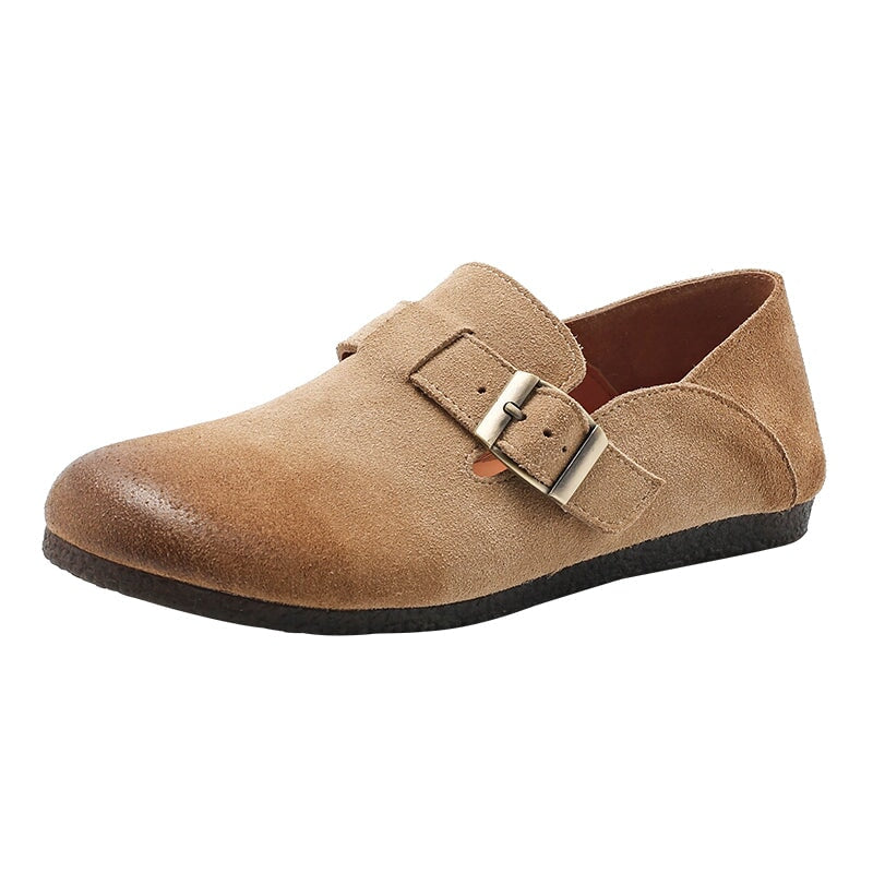dwarves1540-2 Loafers 5.5 Apricot