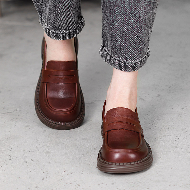 dwarves1677-2 Loafers 5.5 Coffee