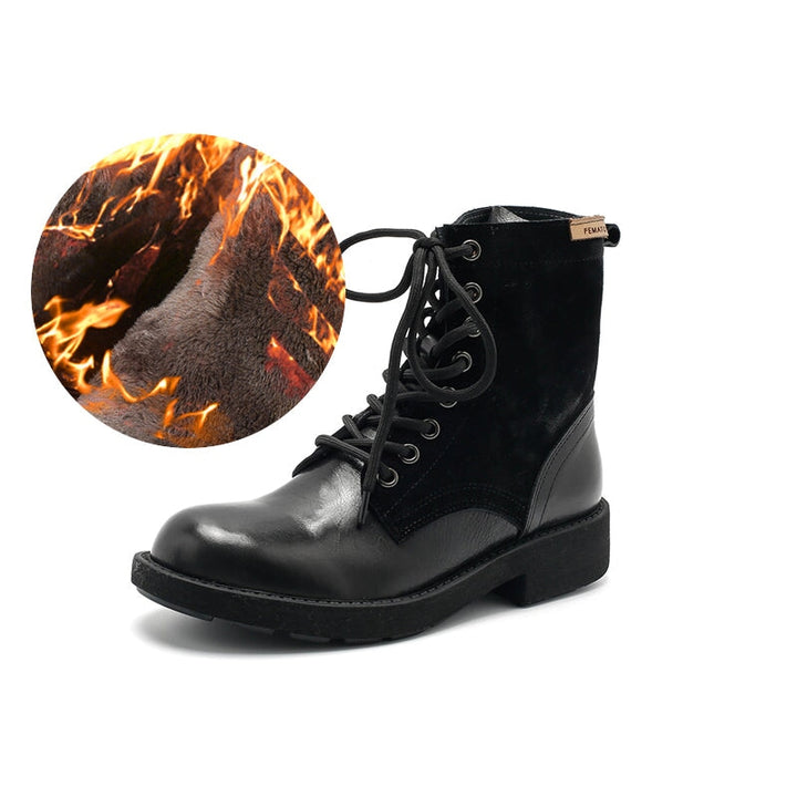 dwarves1735-9 Boots 7 Black Short Plush