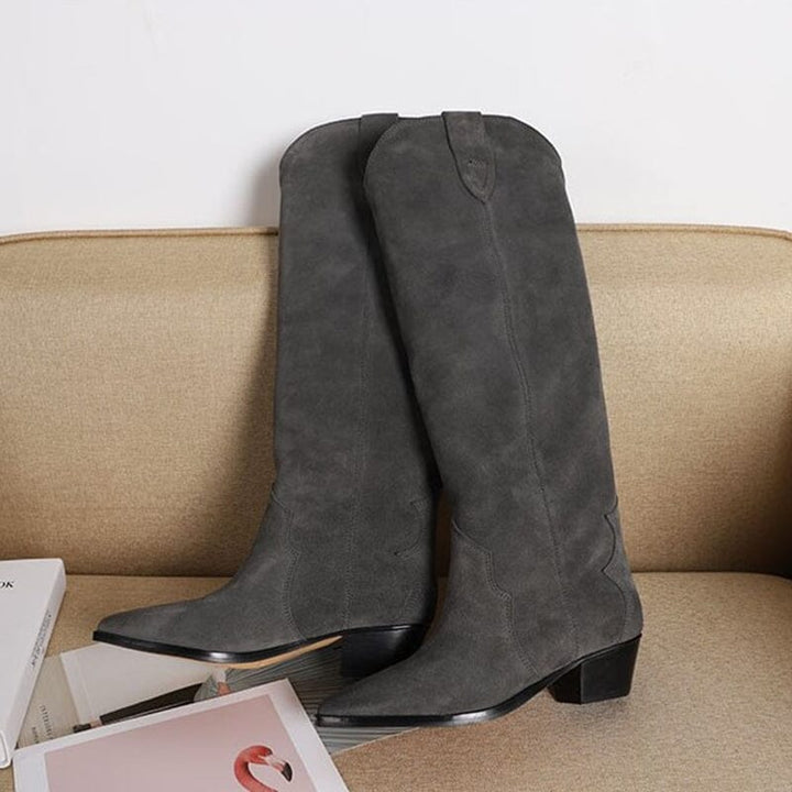 dwarves1753-25 Boots Suede Grey 5