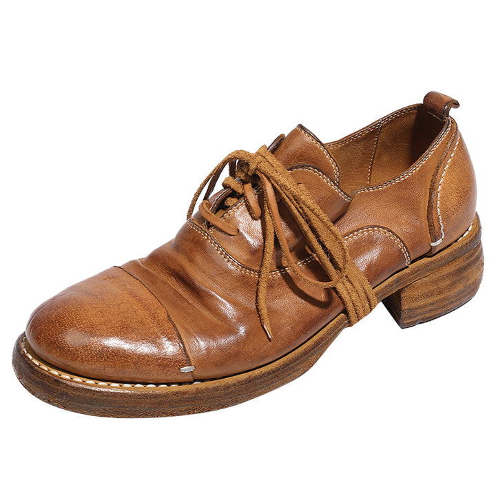dwarves1818-2 Oxfords &amp; Tie 5 Brown