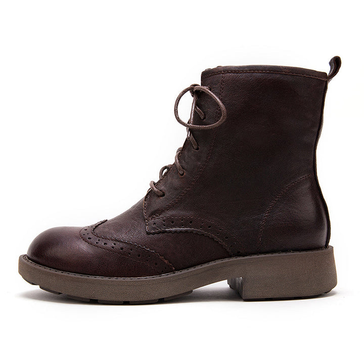 dwarves1895-1 Boots 5.5 Deep Brown