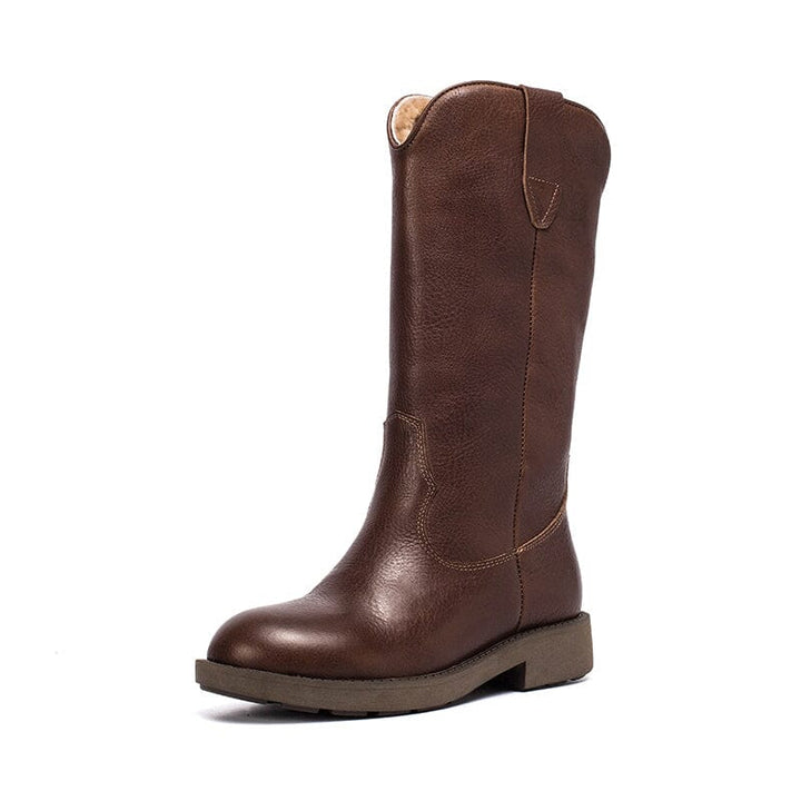 dwarves1899-2 Boots 5.5 Coffee Fleece Lined