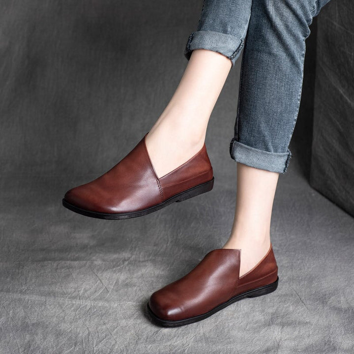 dwarves2001-8 Loafers 5.5 Coffee