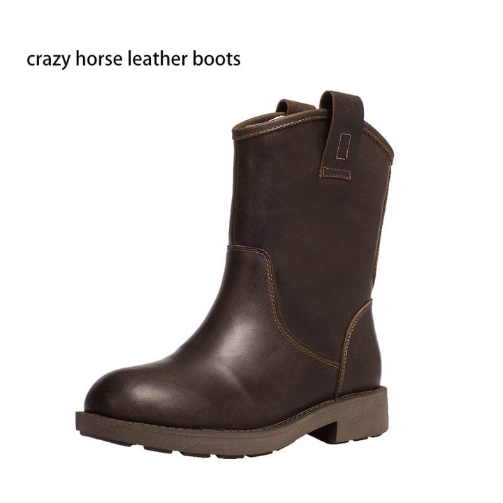 dwarves2051-5 Boots 5.5 Coffee crazy horse leather boots